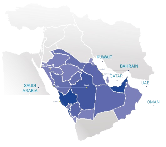 GCC map